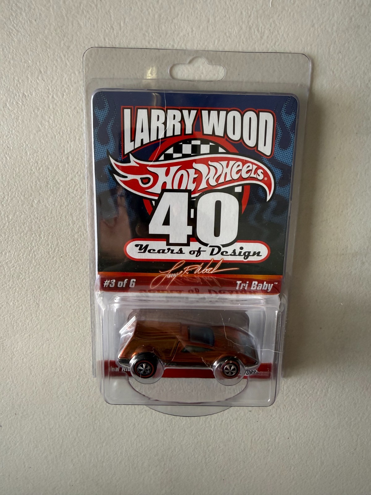 Hot Wheels Larry Wood 40 Years of Design Tri Baby 3/6 BH6