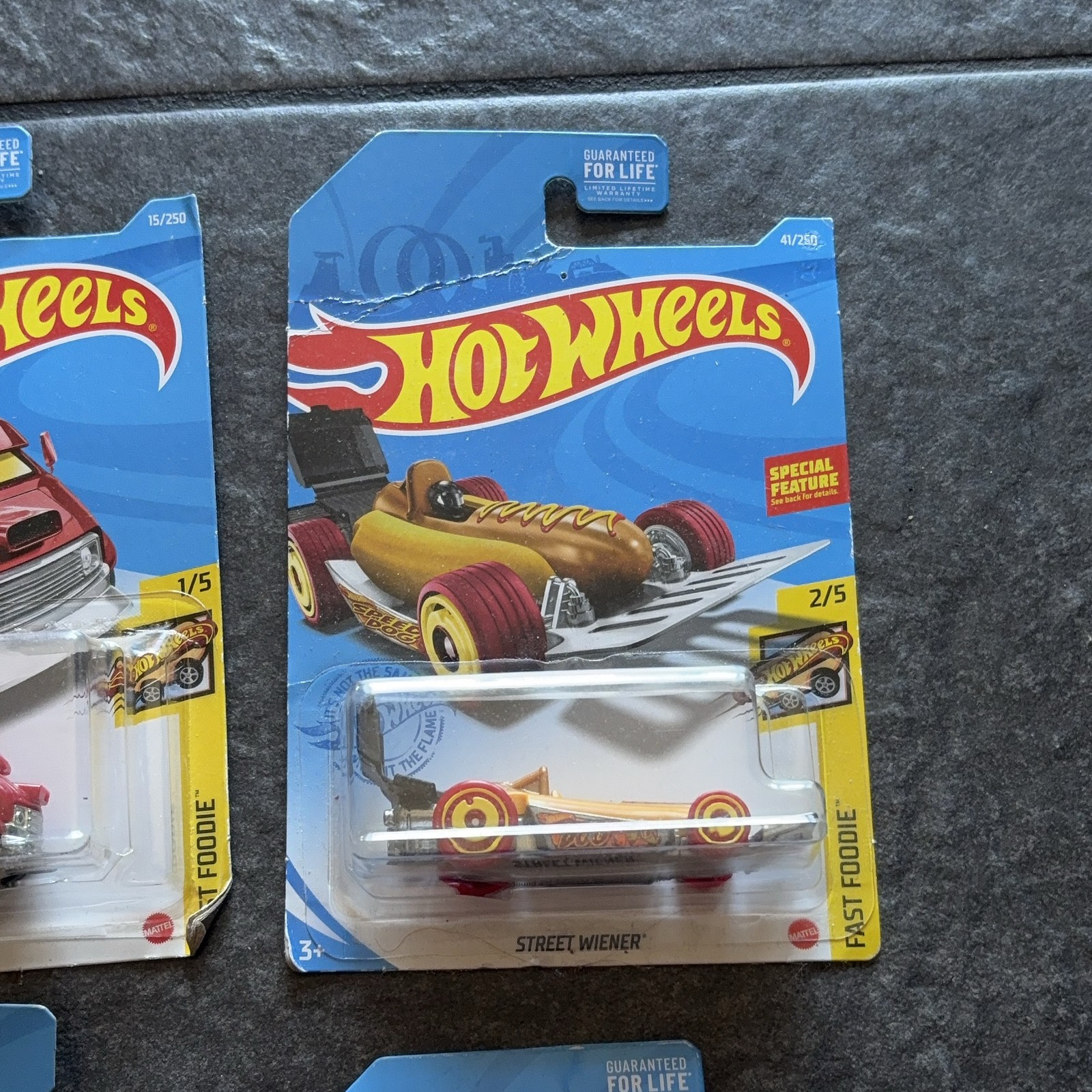 Hot Wheels Fast Foodie Lot 6 Buns Steel Donut Drifter Street Weiner Chill Mill