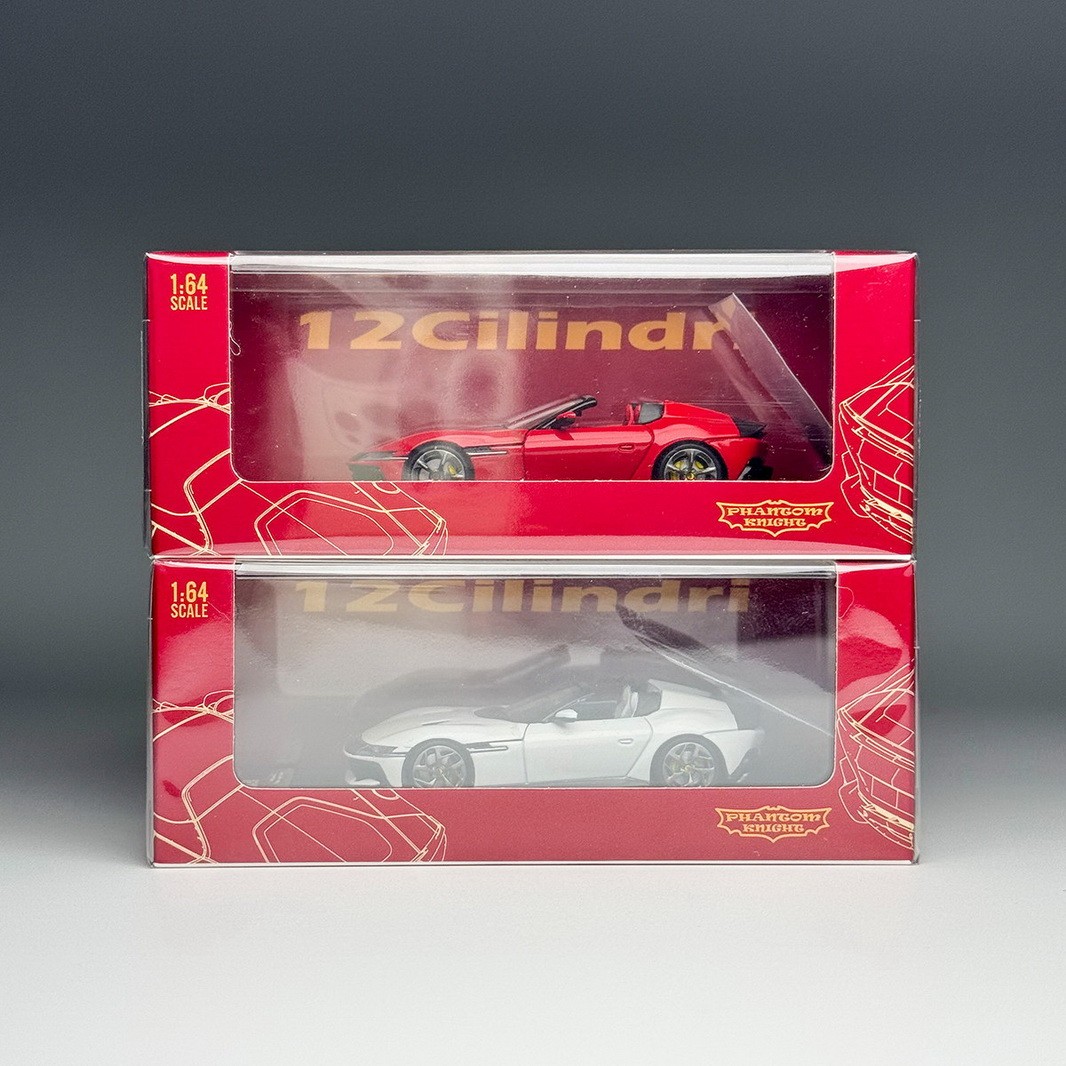 PK 1/64 Scale Ferrari 12Cilindri Spider Red Diecast Car Model Collection gift