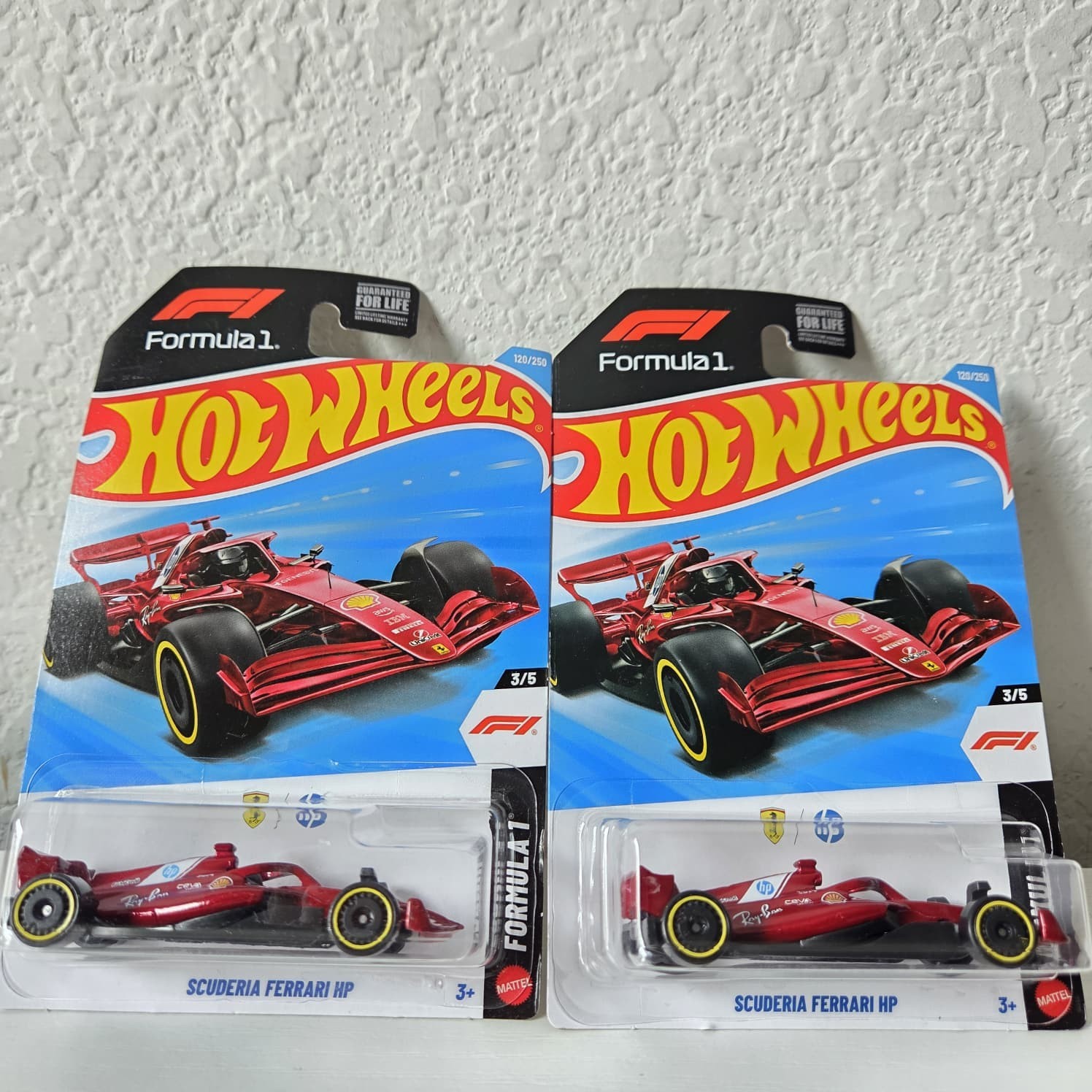2026 Hot Wheels Mainline Formula 1 Scuderia Ferrari HP G Case set of 2