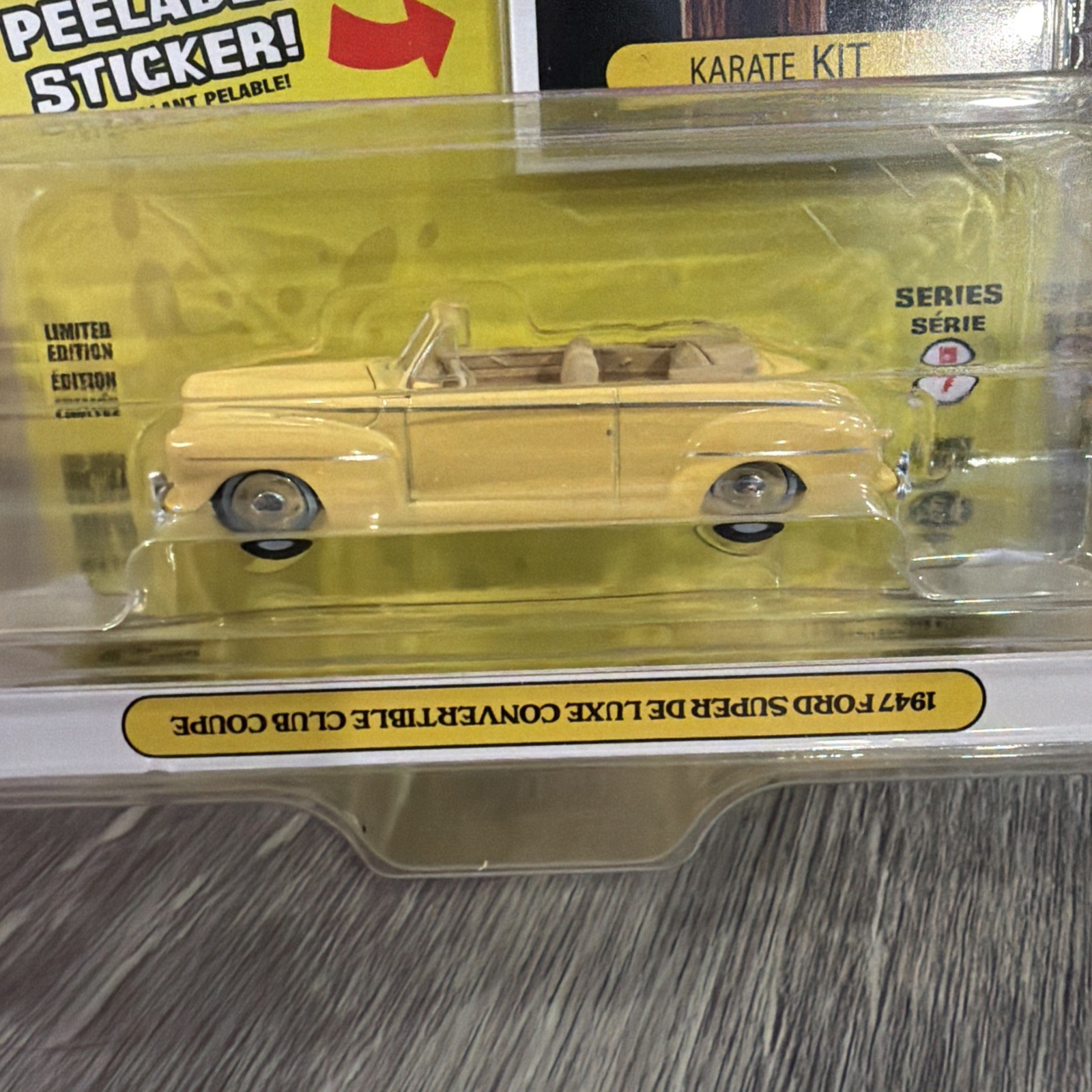 Greenlight Garbage Pail Kids Karate Kid 1947 Ford Super Deluxe Rare Error 1/64