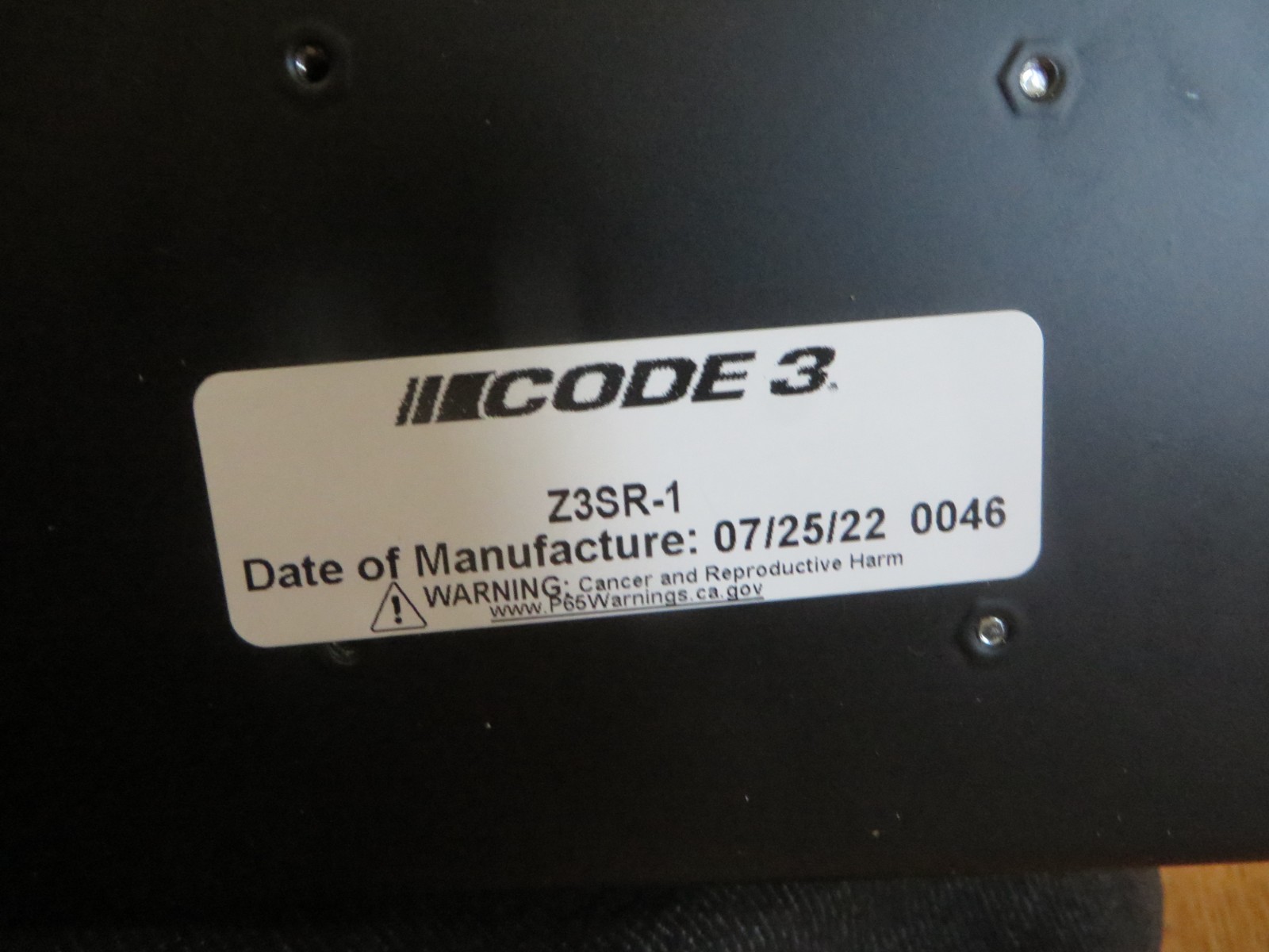 CODE3 Z3S MATRIX ROTARY KNOB MFG 2022 UNDER WARRANTY TELL 2027 NEW IN BOX