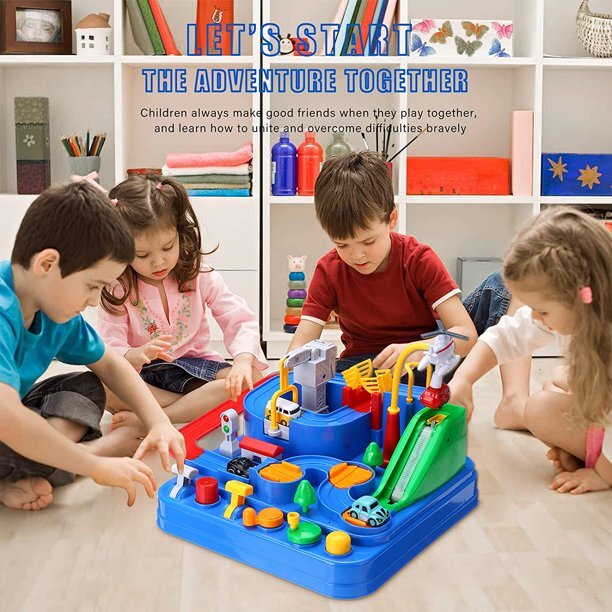 Adventure Race Car Track Kids Toys for 3 4 5 6 Year Old Boys Girls