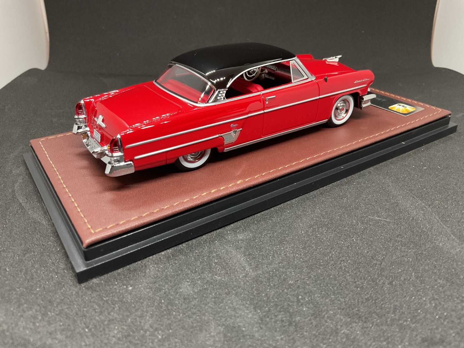 1954 Lincoln Capri 2 dr HT by GLM 1/43 Scale Black over Red limited to 50 units