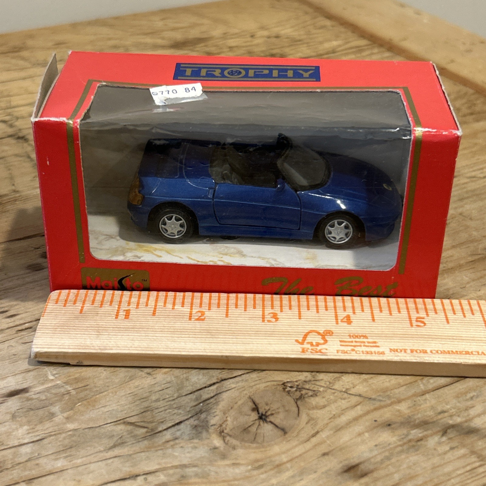 Maisto Lotus Elan Scale 1:38 Blue with Box Die Cast and Plastic Model Car