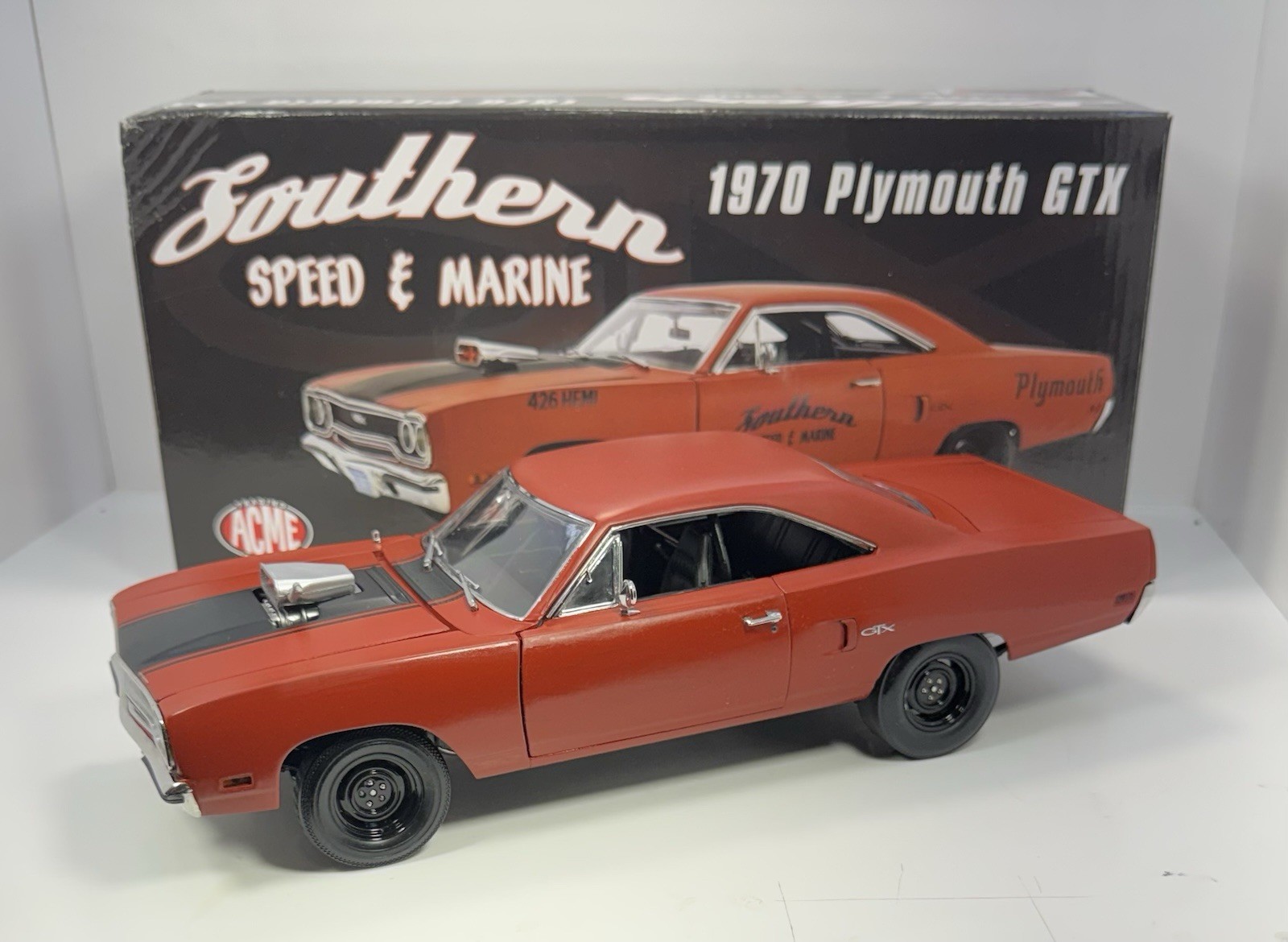 GMP 1/18 Scale 1970 Plymouth GTX “Custom 1 Of 1 Made” Removed Ugly Decals
