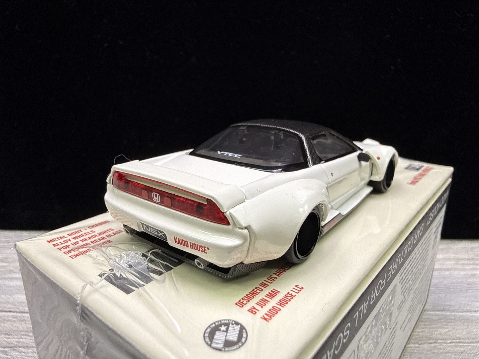 Kaido House x Mini GT 1:64 Honda NSX (NA1) Kaido WORKS V2 White KHMG148