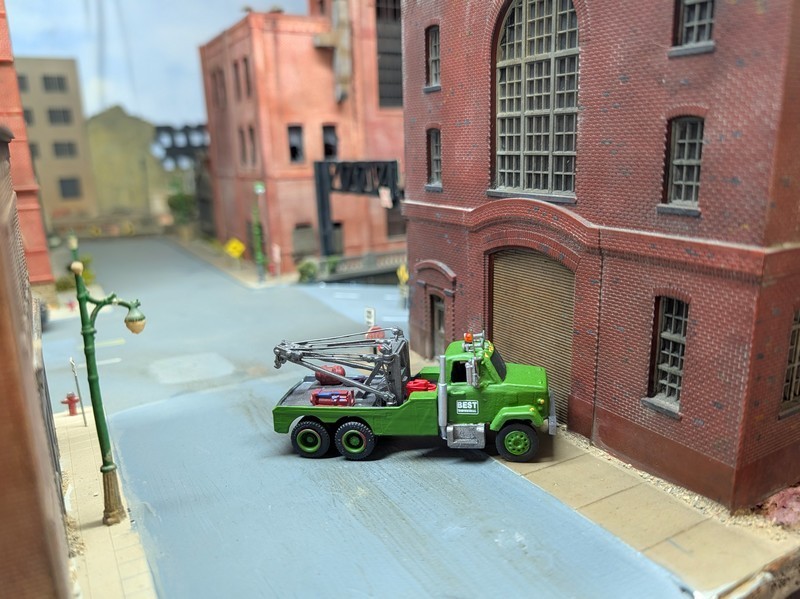 1/87 HO Scale Custom Built 3D Printed 1970 GMC 9500 Heavy Duty Wrecker Tow Truck