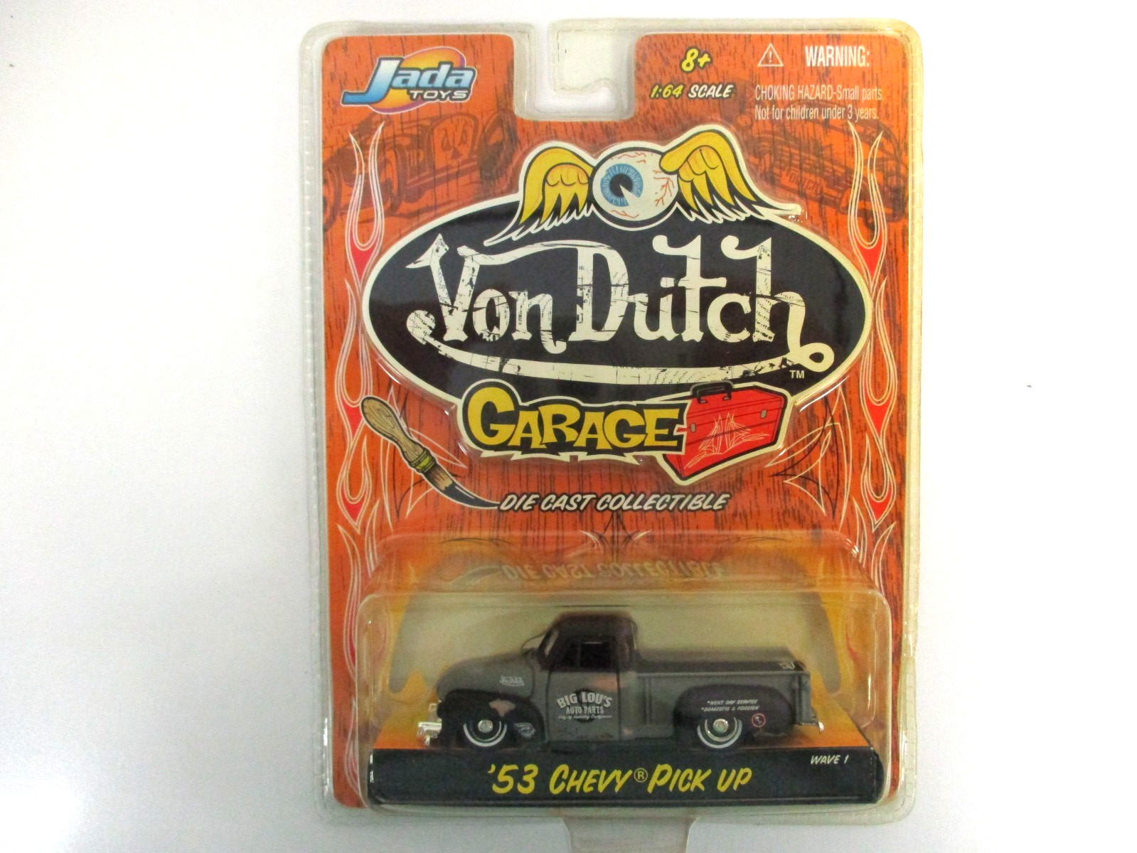 JADA – VON DUTCH GARAGE – 1953 CHEVROLET 3100 PICKUP TRUCK LOWRIDER – 1/64