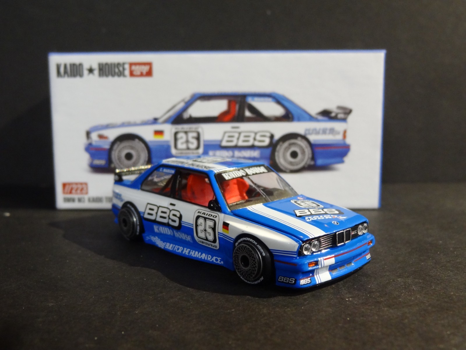 KAIDO HOUSE x MINI GT – BLUE – BMW M3 KAIDO TOURING CHAMP V1 #KHMG223