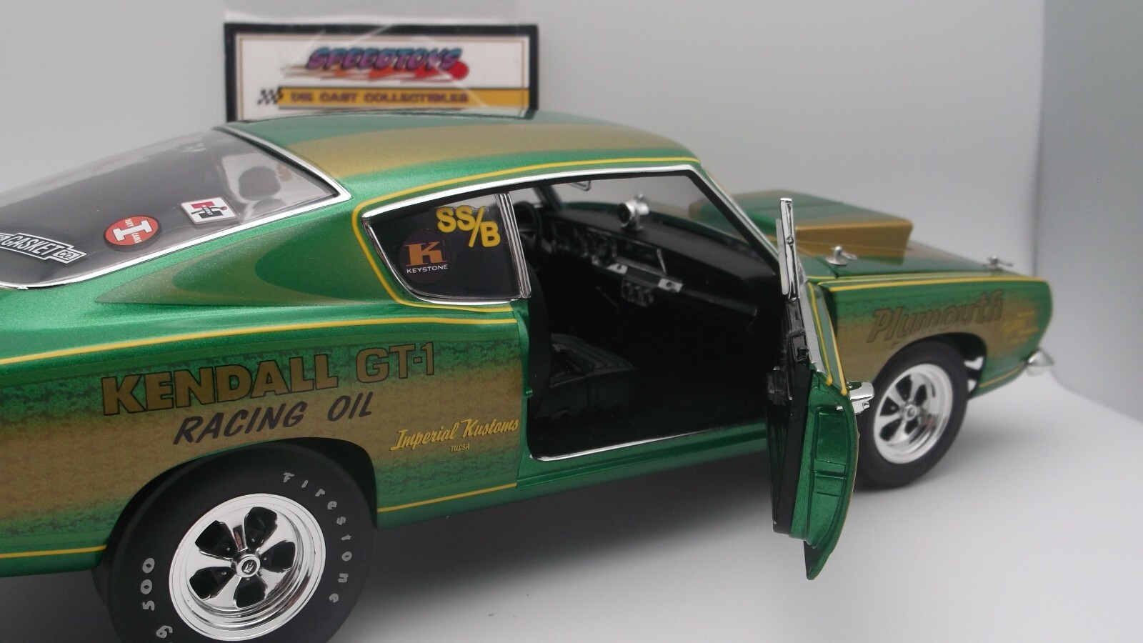 RARE 1968 JOHN HAGEN SUPER STOCK PLYMOUTH HEMI CUDA 426 A1806133AA 300 MADE ACME