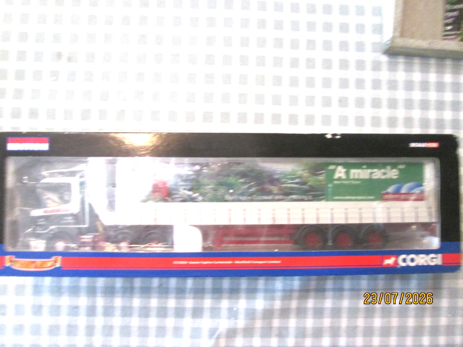 Corgi CC12924- Scania Topline Curtainside – Westfield Transport -Boxed