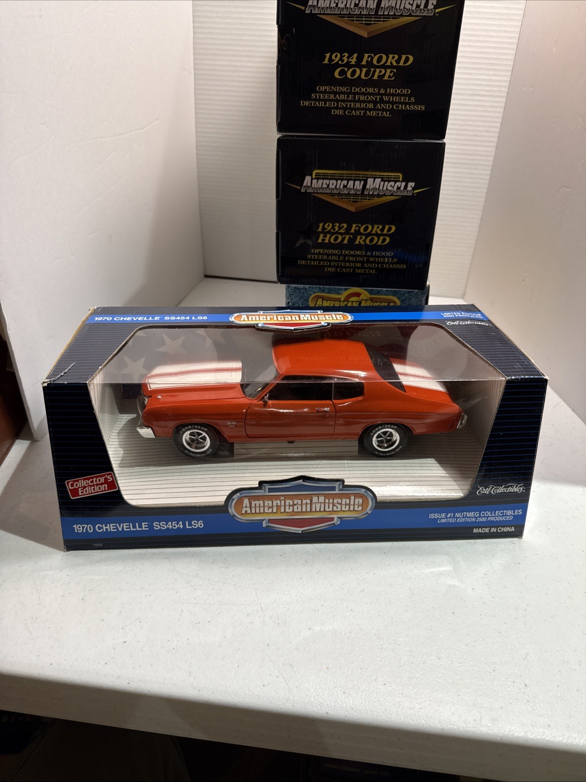 Ertl American Muscle 1970 Chevelle SS454 LS6 1/18 ORANGE