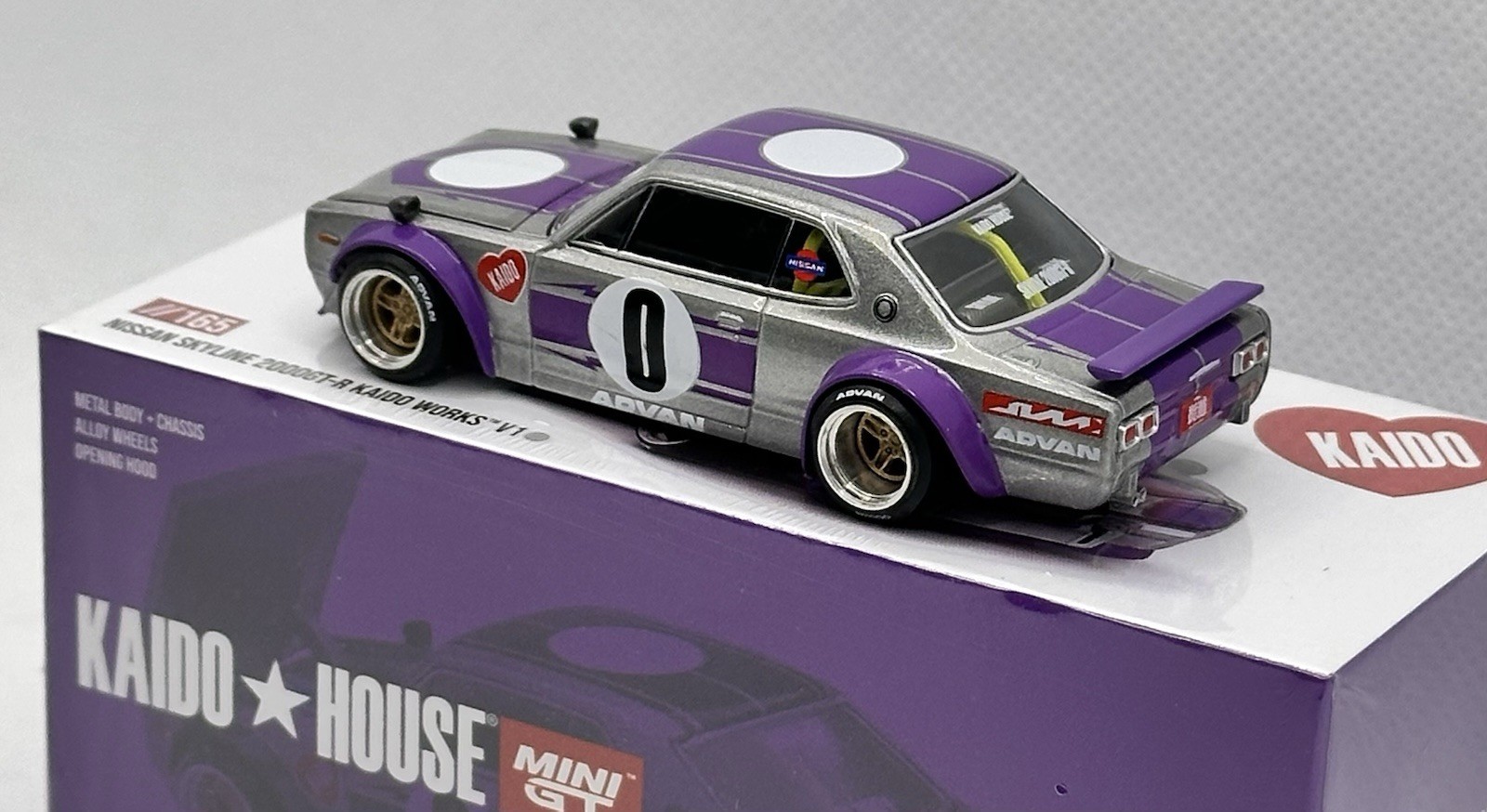 Kaido House 1:64 Nissan Skyline 2000GT-R (KPGC10) Kaido Works V1 #165 Opened New
