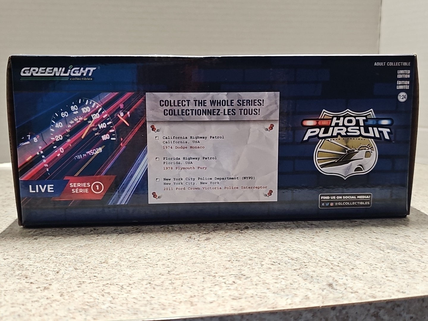 Greenlight Hot Pursuit 1978 Plymouth Fury Fl. Hwy. Patrol 1:24 Diecast Series 1