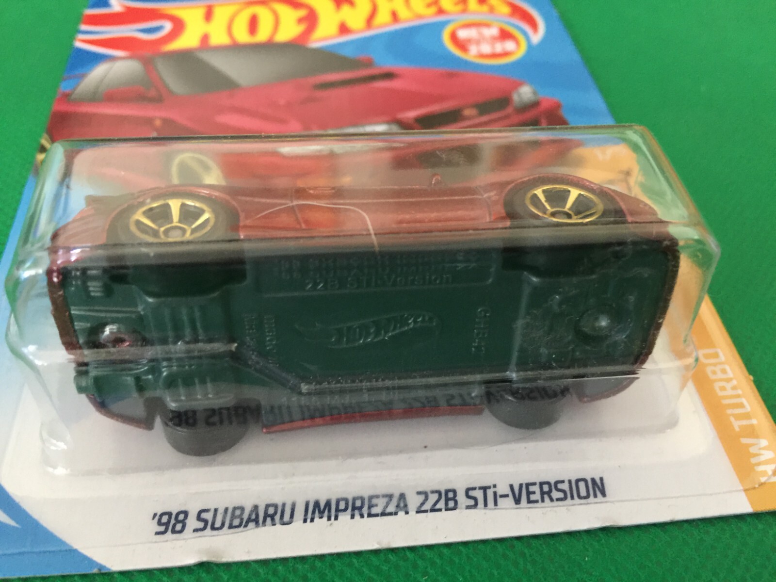 Hot Wheels 2020 HW Turbo Red Subaru Impreza 22B STi-Version JDM New For B136