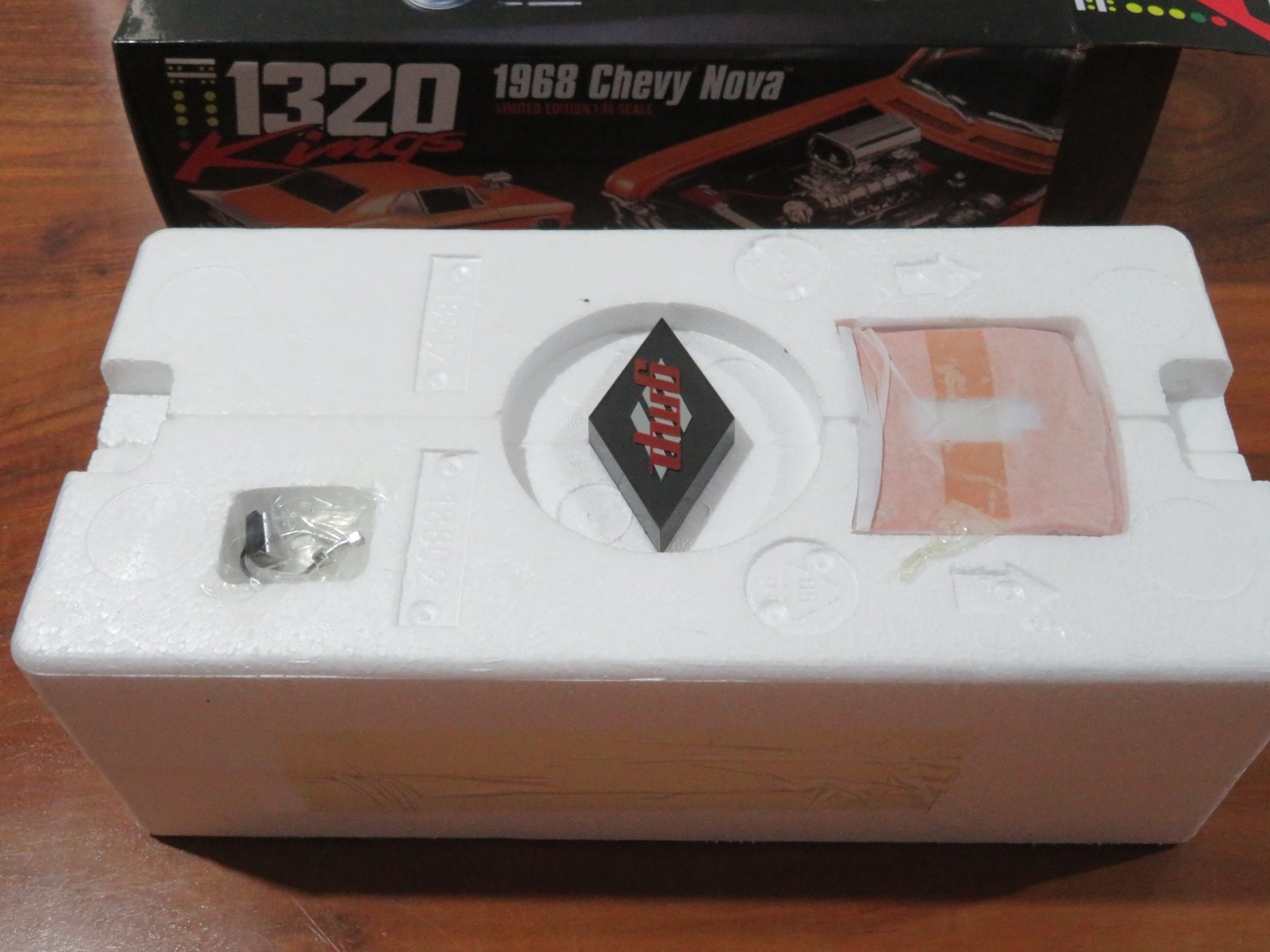 1:18 GMP 1968 Chevrolet Nova 1320 Drag Kings Orange GMP-18873