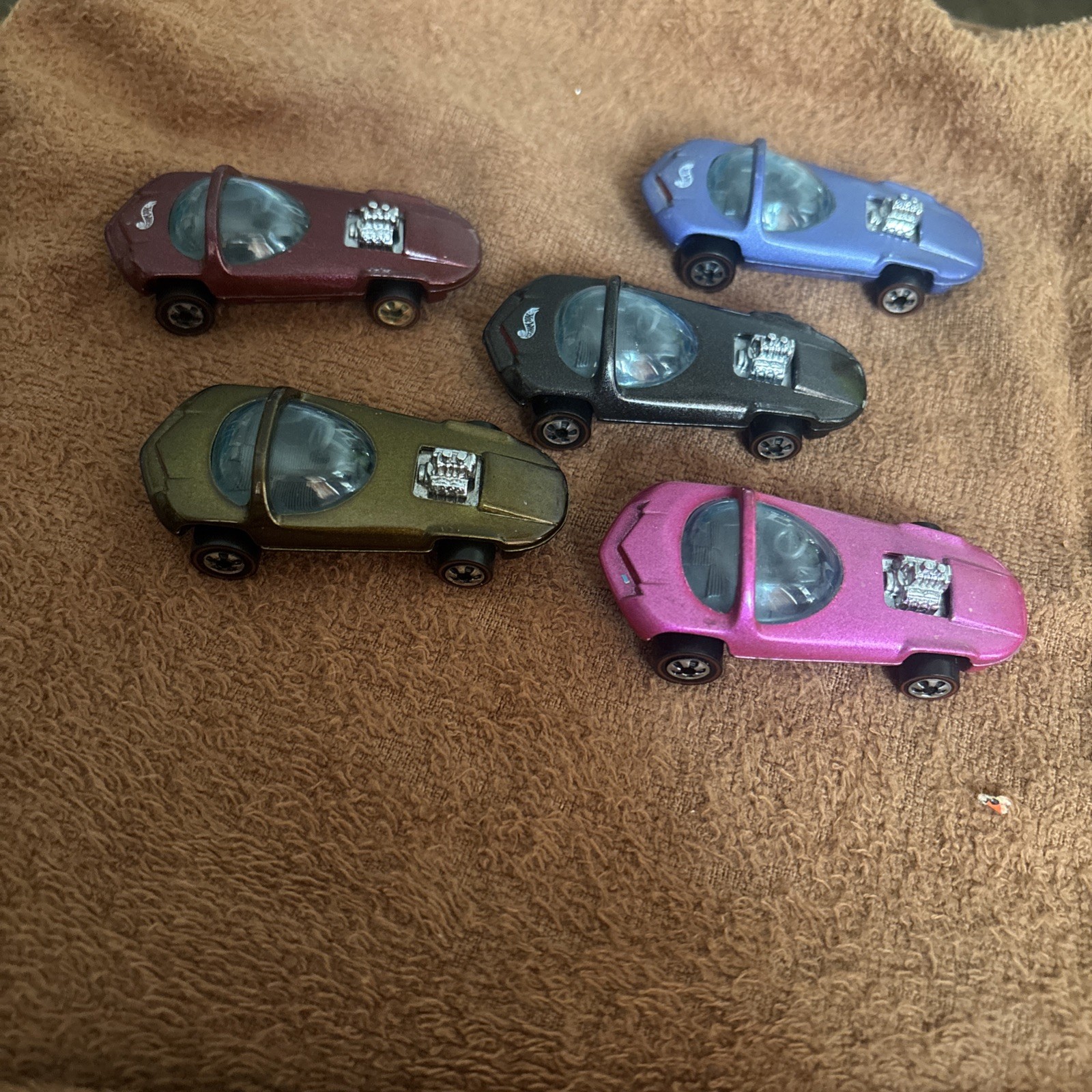 SET 5 LOOSE 1:64 HOT WHEELS 1992-93 25TH -VINTAGE COLLECTIONS SILHOUTTE’S