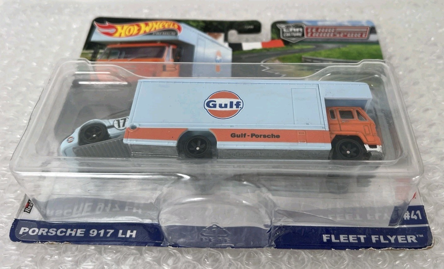 *Read* 2 HOT WHEELS TEAM TRANSPORT CAR CULTURE #41 #42 Gulf Porsche 917, Lancia