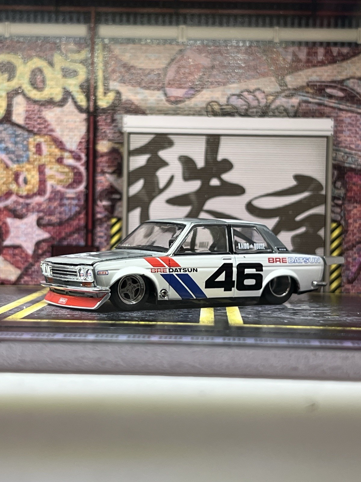 Kaido House Mini GT KHMG005 Datsun 510 BRE #46 CHASE Rare White 1:64