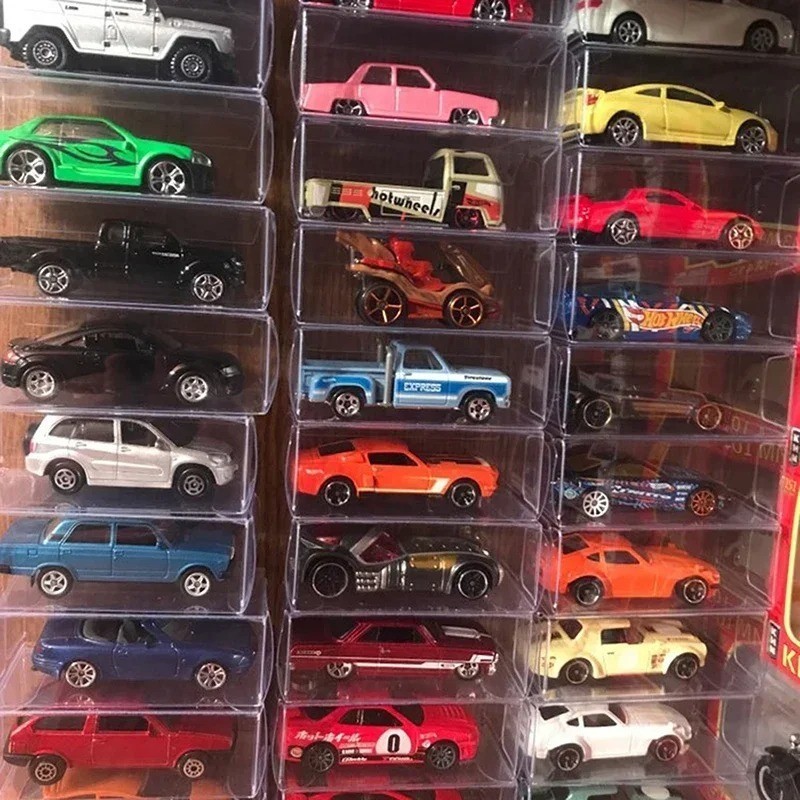 20X Storage Display Case Protectors For Loose Hot Wheels Matchbox Cars Stackable