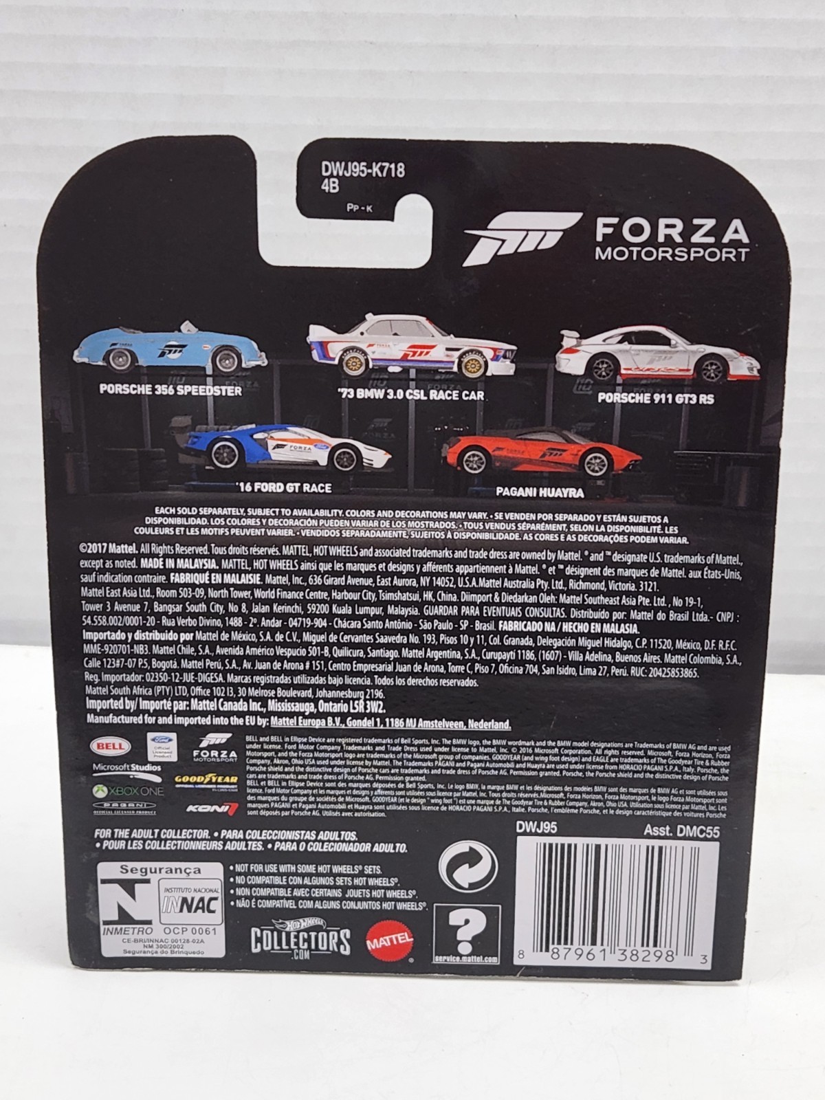 Hot Wheels FORZA Motorsport 1973 BMW 3.0 CSL RACE CAR 2/5 New 2017