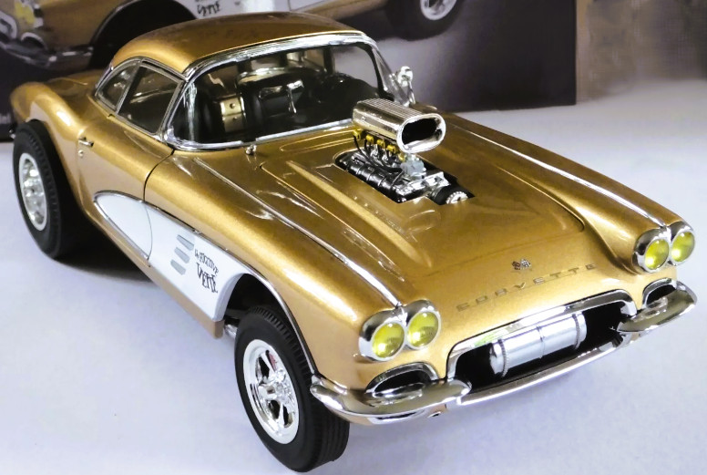 Corvette Chevrolet55Chevy57Dragster1:18Race12Car1963Custom1966Metal Body1957 24