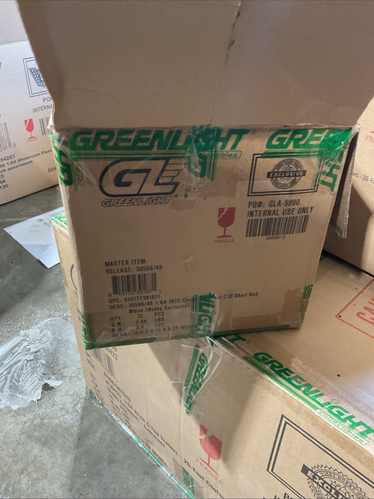 Greenlight GL 1972 Chevy Cheyenne C10 Short Bed – White (Hobby Exclusive)
