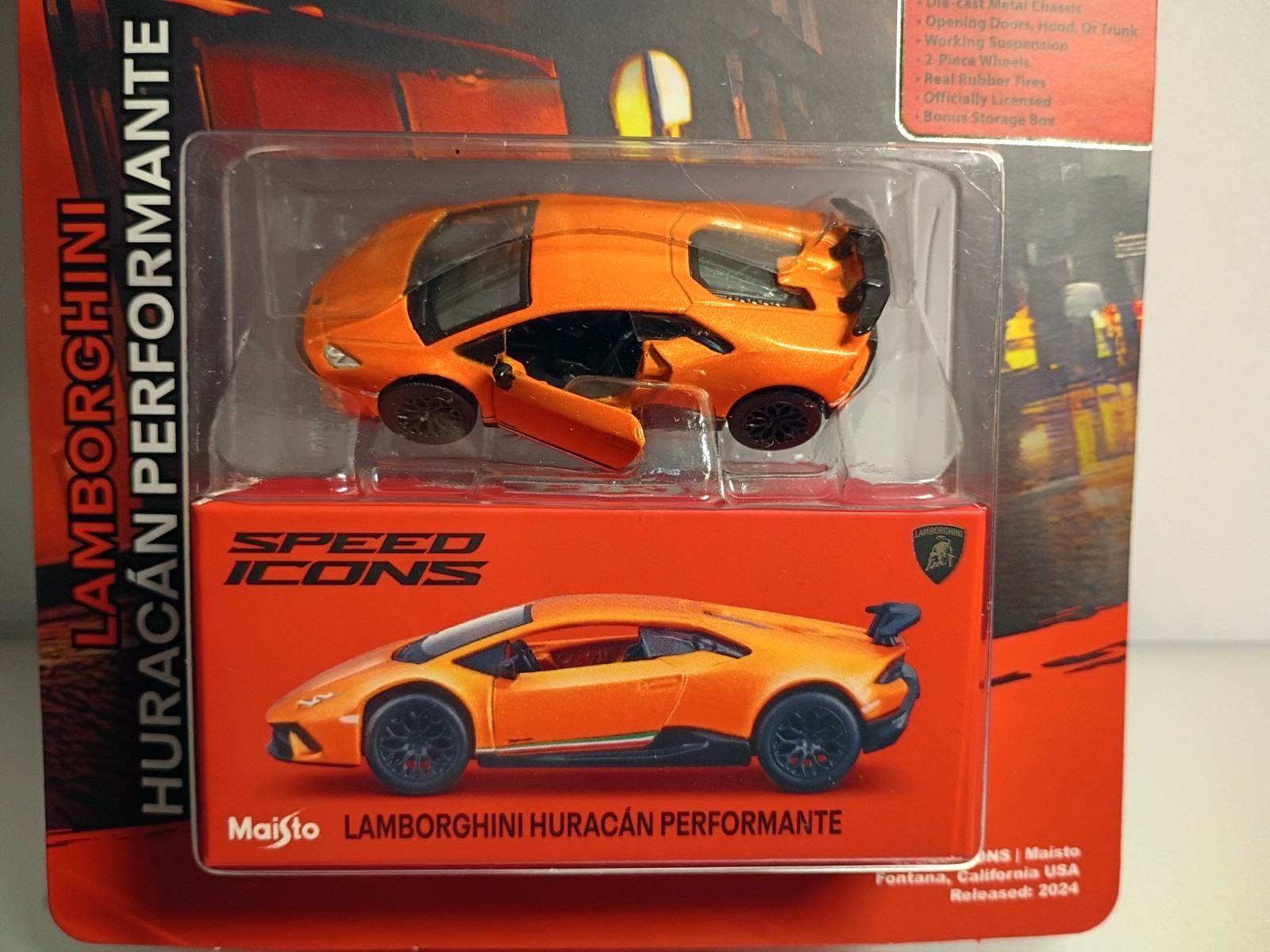 Maisto Speed Icons Lamborghini Huracan Performante Diecast Limited Edition New