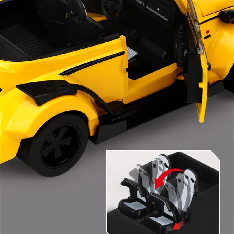 1:32 Beetle Type 1 Alloy Modified Wide Body Sports Car Model Diecasts Metal Clas