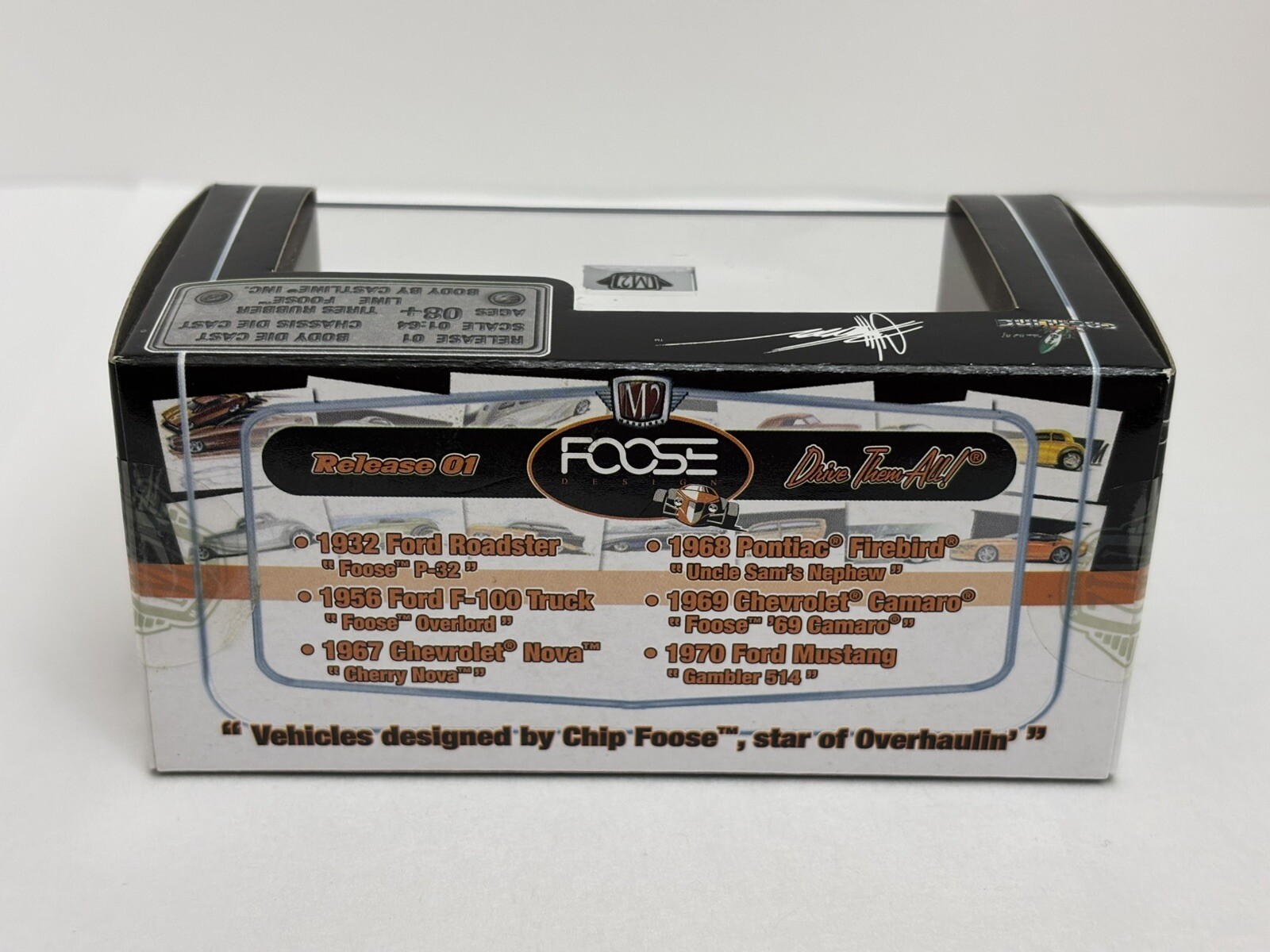 1/64 M2 Machines Foose P-32 1932 Ford Roadster 12-01 RARE DARK INTERIOR RAW BODY