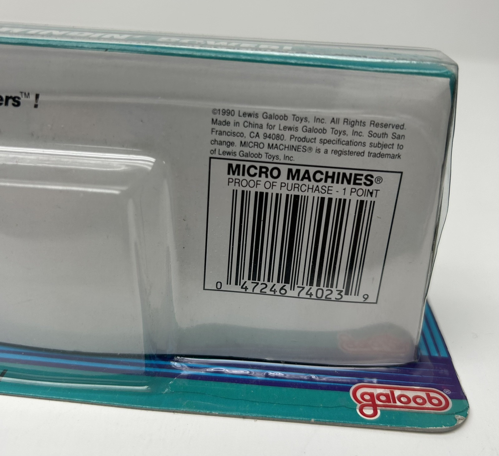 1990 Micro Machines Crankers Collection #4 Wind-Up Power-APC & 65’ Mustang (NEW)