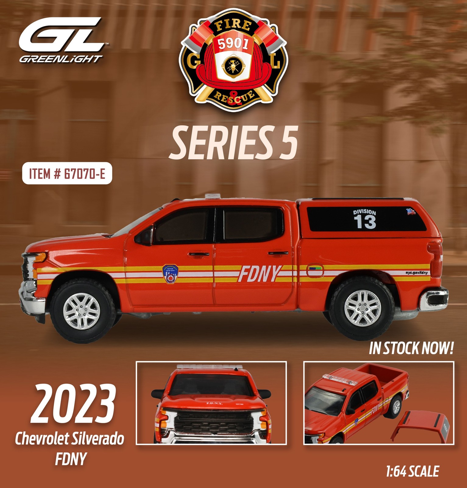 GL Fire & Rescue Series 5 – FDNY – 2023 Chevrolet Silverado 67070-E