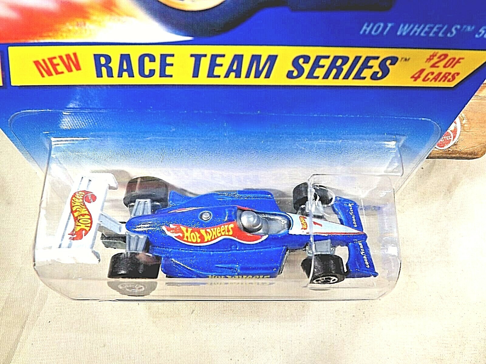 1995 Hot Wheels #276 Race Team Series 2/4 HOT WHEELS 500 Blue w/ChromeBWSp-Varia