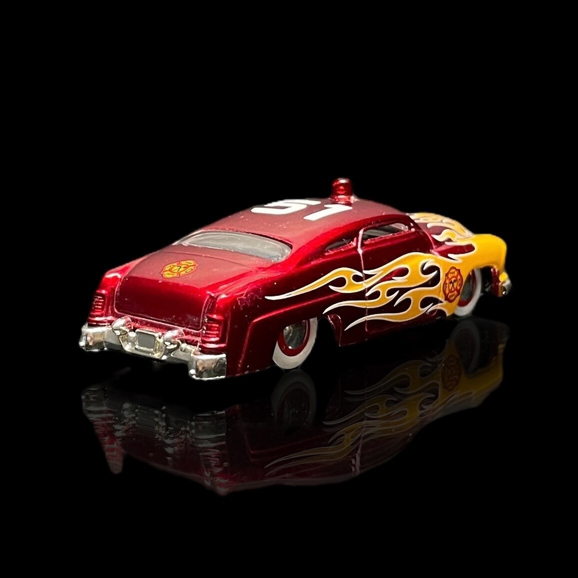 ’51 Mercury Lead Sled Fire Dept. 1/64 Scale Premium Diecast w/ RR’s
