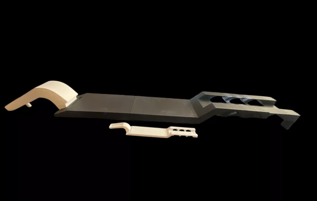 1/18 Scale Triple Axel Low Boy Trailer With Removable Gooseneck