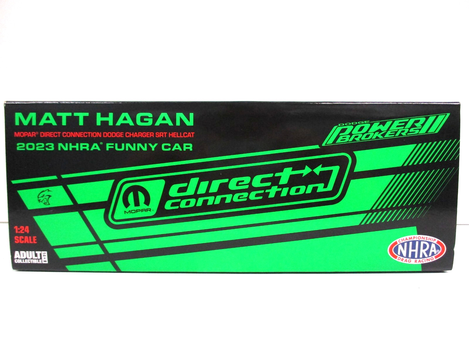 RC2 AUTO WORLD MATT HAGAN – MOPAR SRT 2023 DODGE CHARGER NHRA FUNNY CAR – 1/24