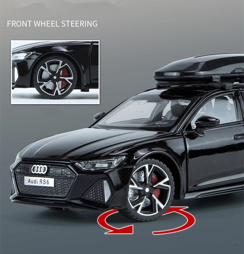 1:32 Audi RS6 Avant Alloy Station Wagon Model Sports Toy Car