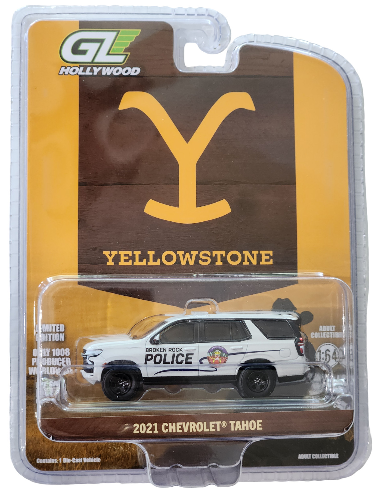 GreenLight 1:64 2021 Chevrolet Tahoe Broken Rock Police Toylandbay Exclusive