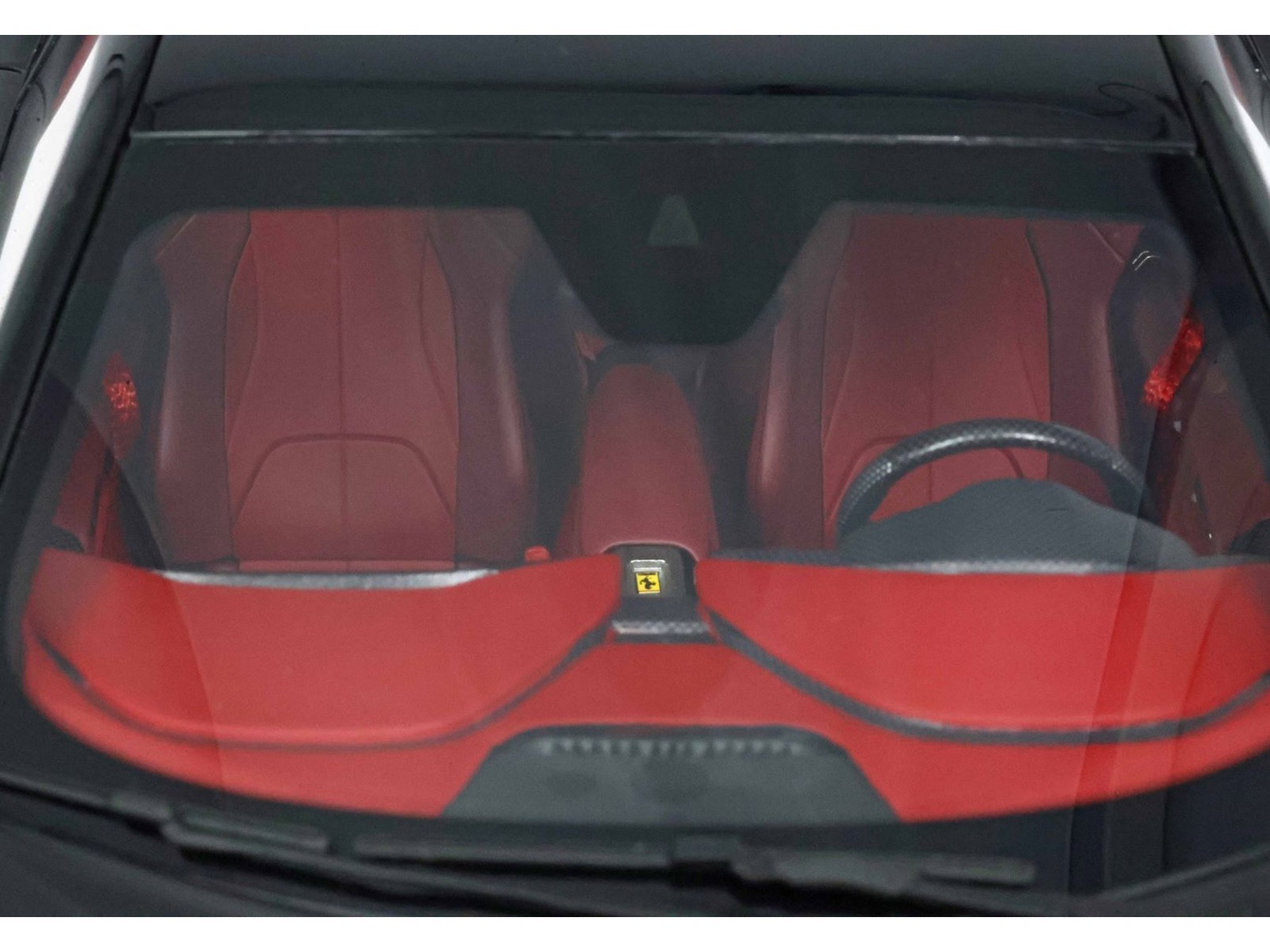 FERRARI 12CILINDRI MATT BLACK & DISPLAY CASE 1/18 MODEL CAR BY BBR P18254 E