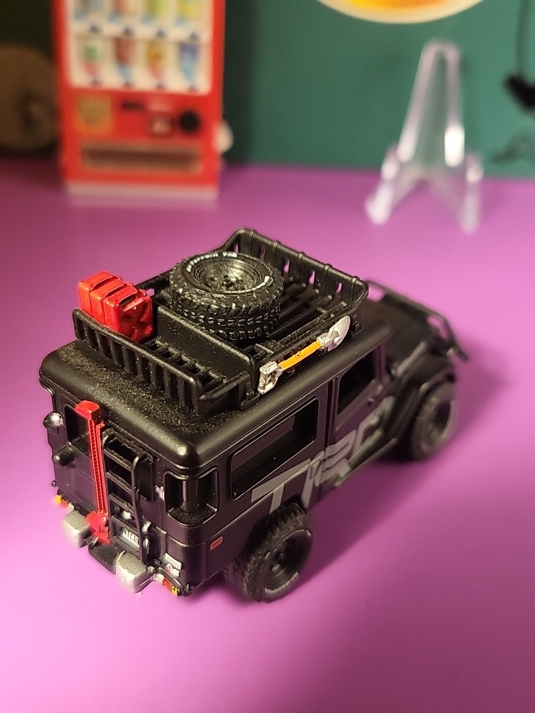 Johnny Lightning Mijo 1980 Toyota Land Cruiser FJ40 TRD Off Road Black LOOSE