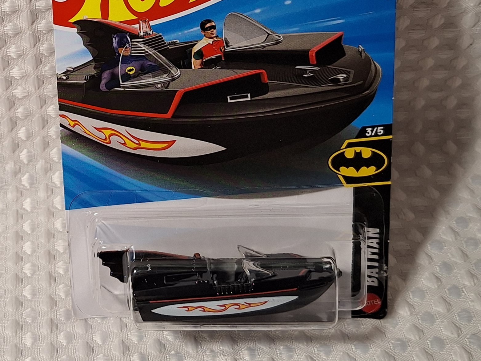 2026 Hot Wheels HW Batman Classic TV Series 1966 Bat Boat 107/250 Black