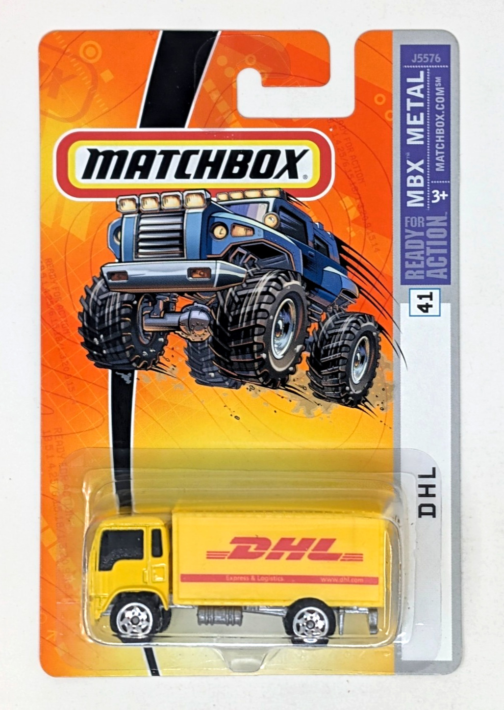 Matchbox 2006 DHL DELIVERY BOX TRUCK MBX Metal #41 Yellow – NEW