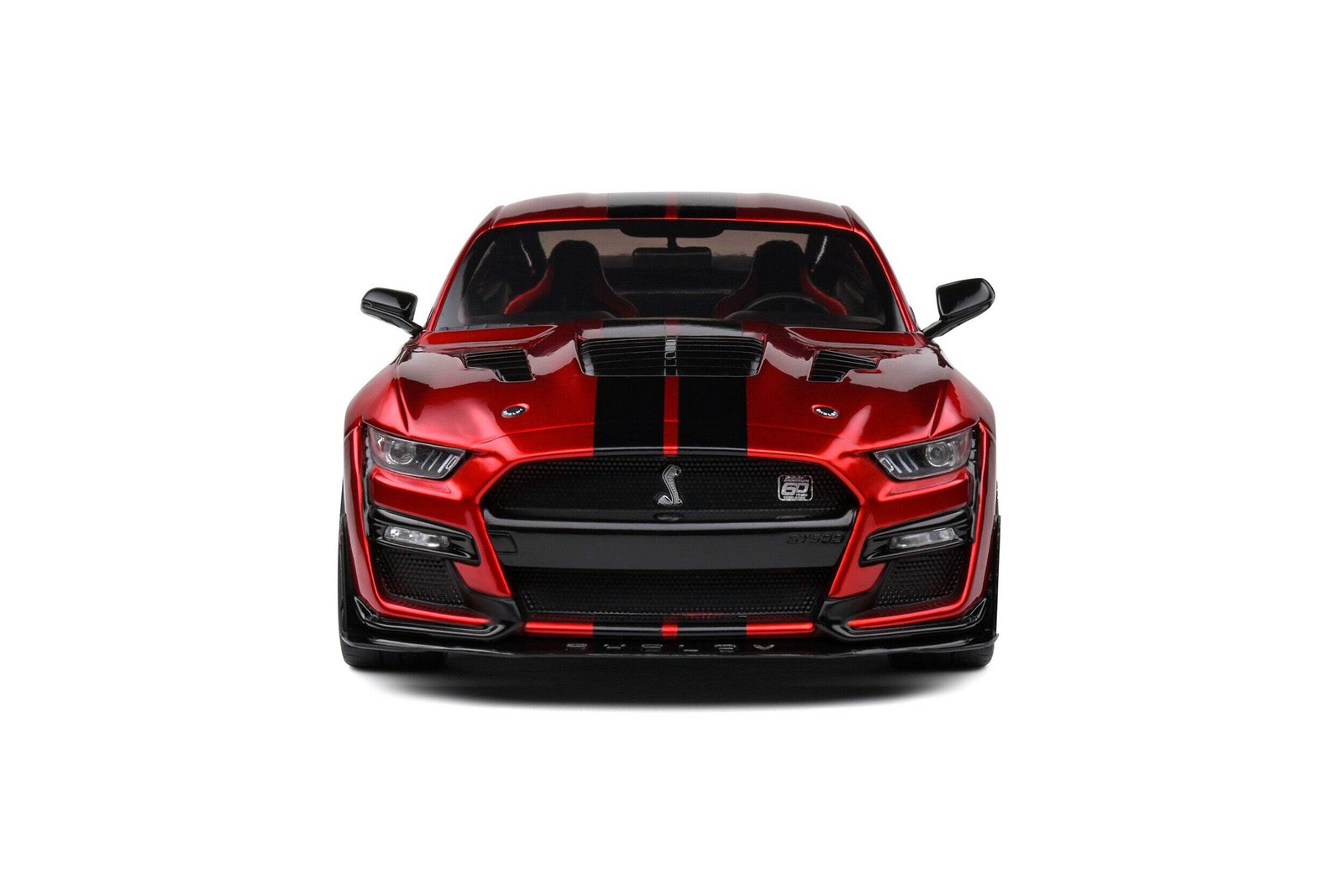 Solido 2023 Ford Shelby Mustang GT500 KR Red Metallic w/ Black 1:18 S1805914