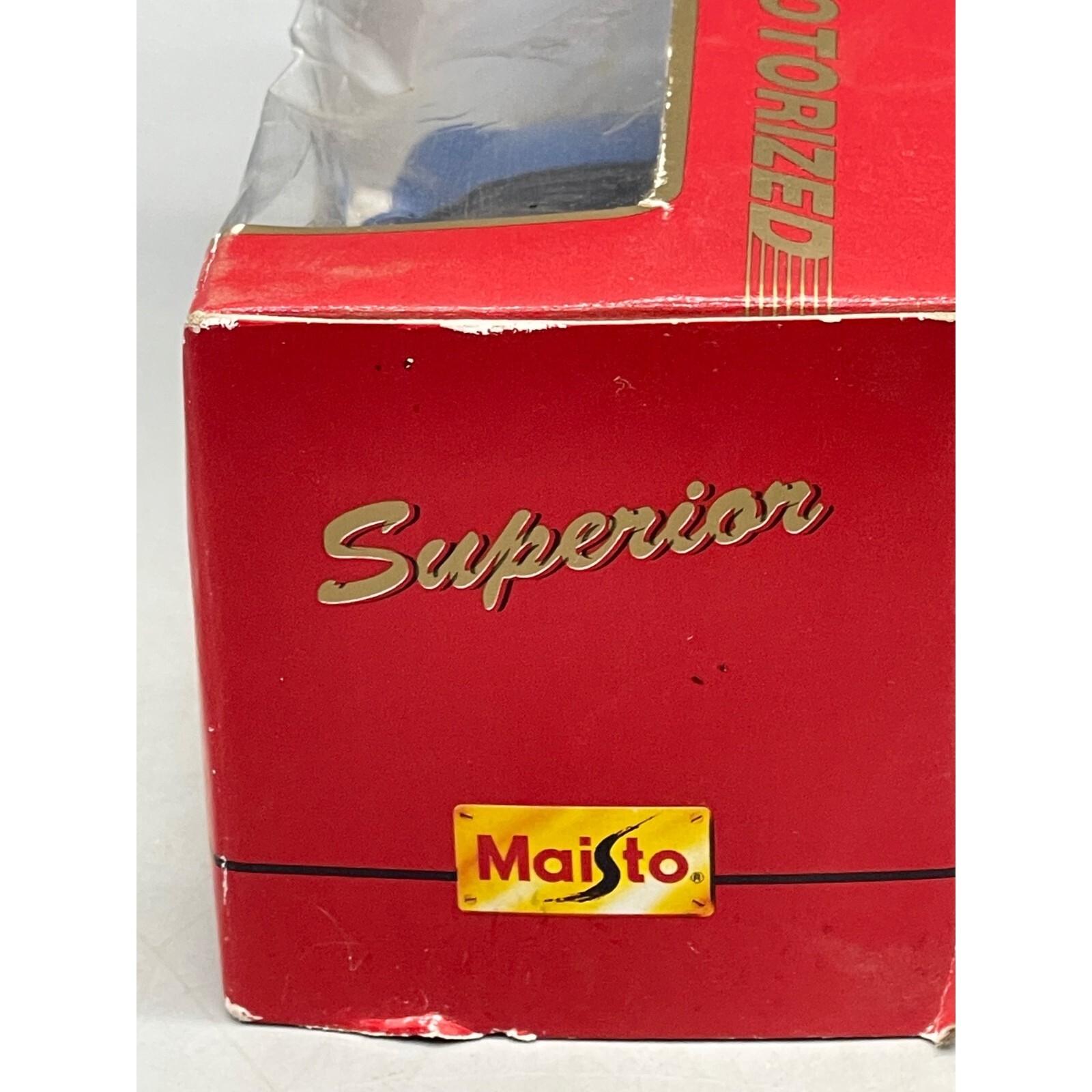 Maisto Superior Die Cast Opening Doors Pull Back Action 1999 Blue READ New