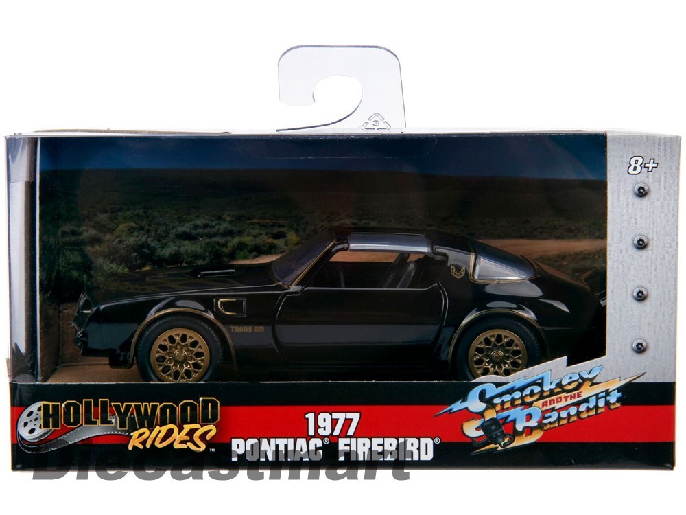 Jada 1:32 Hollywood Rides 1977 Pontiac Firebird Smokey & The Bandit 31061 Model