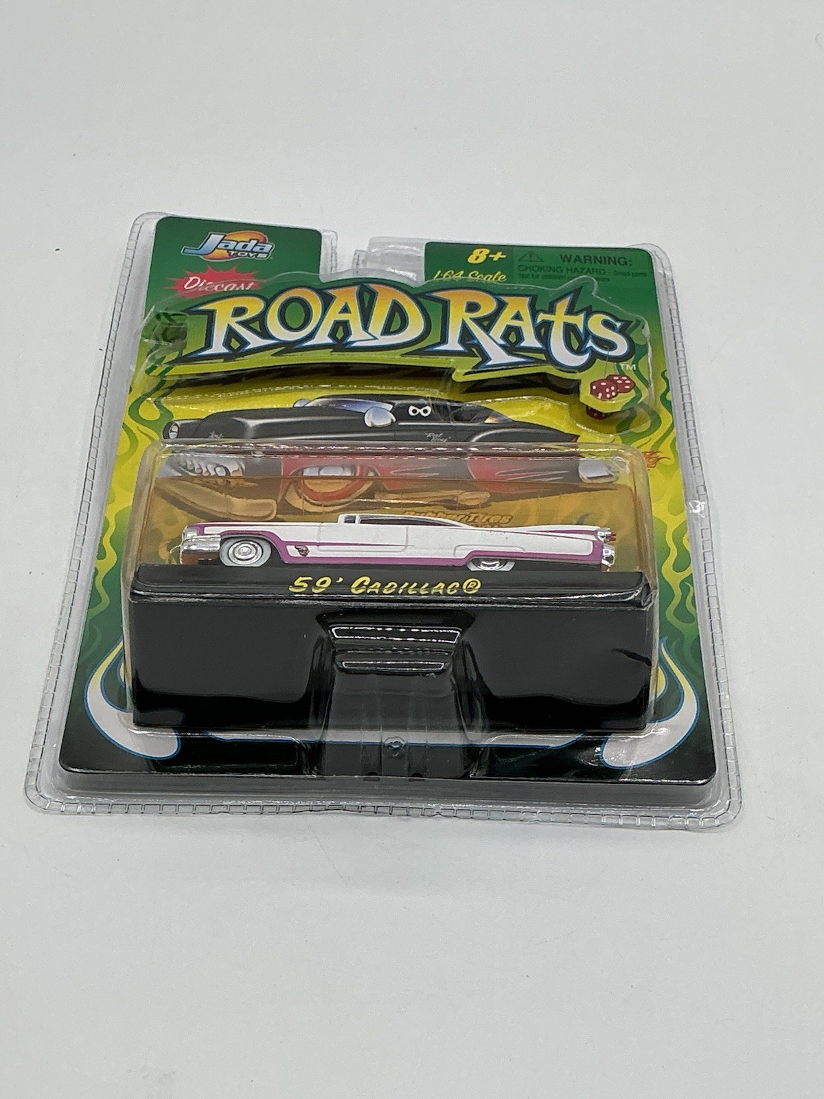 Road Rats 59 Cadillac kustom lowrider 1/64 2003 jada white – V 14