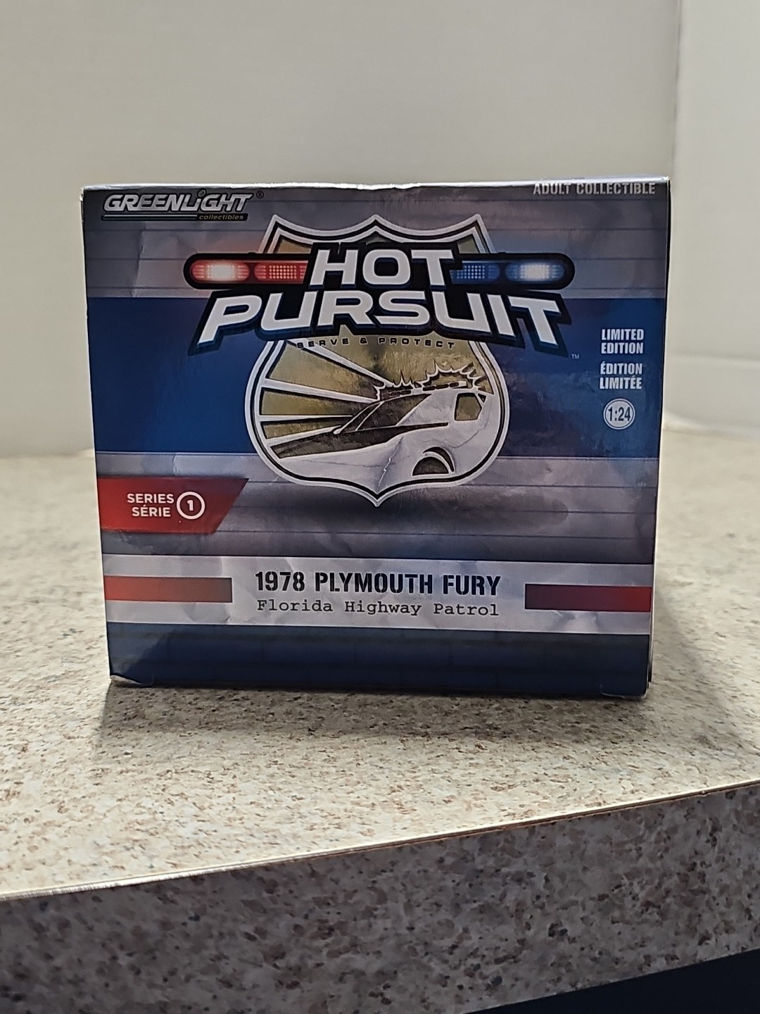 Greenlight Hot Pursuit 1978 Plymouth Fury Fl. Hwy. Patrol 1:24 Diecast Series 1