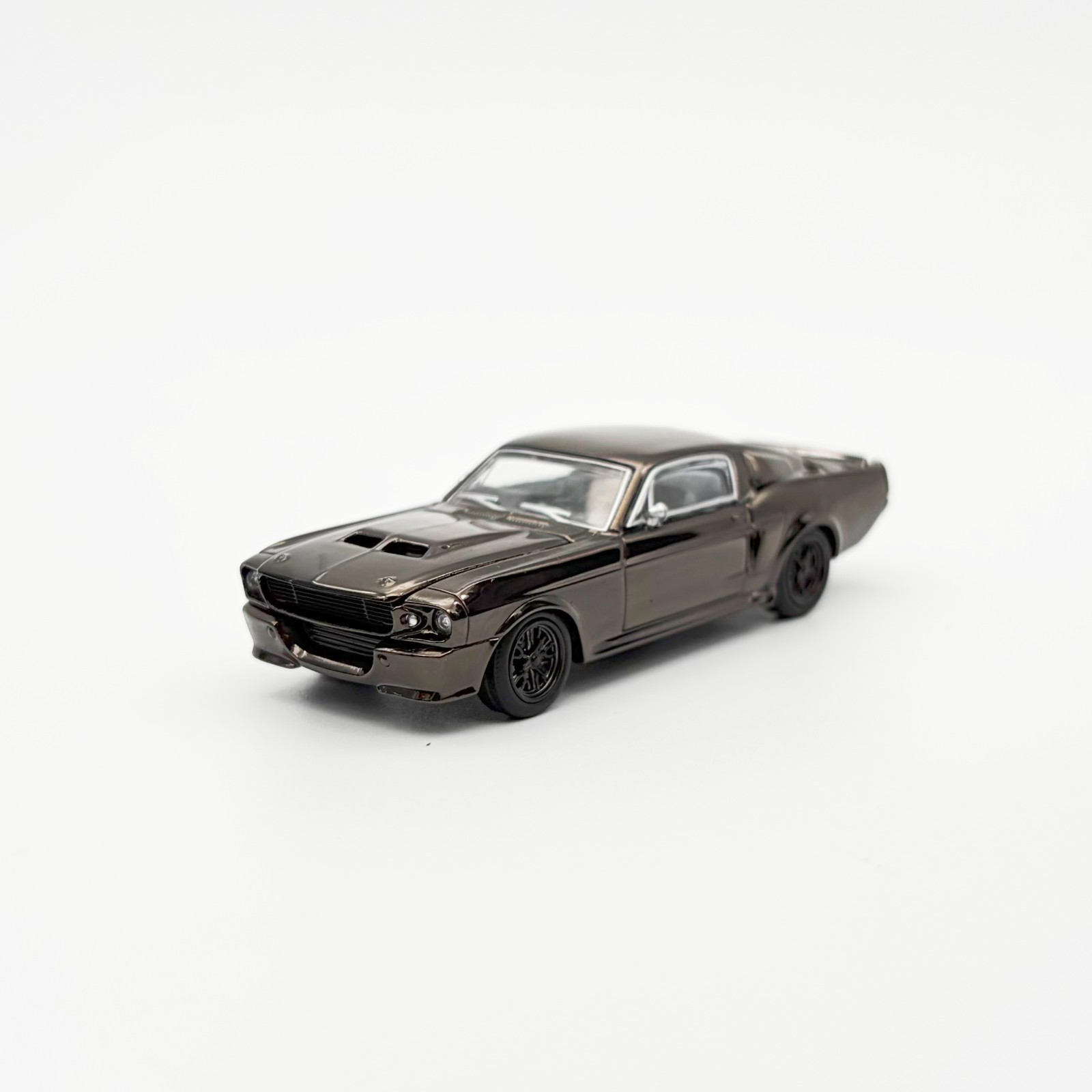 Pop Race 1:64 Shelby Mustang GT500 Dark Chrome – PRDC004