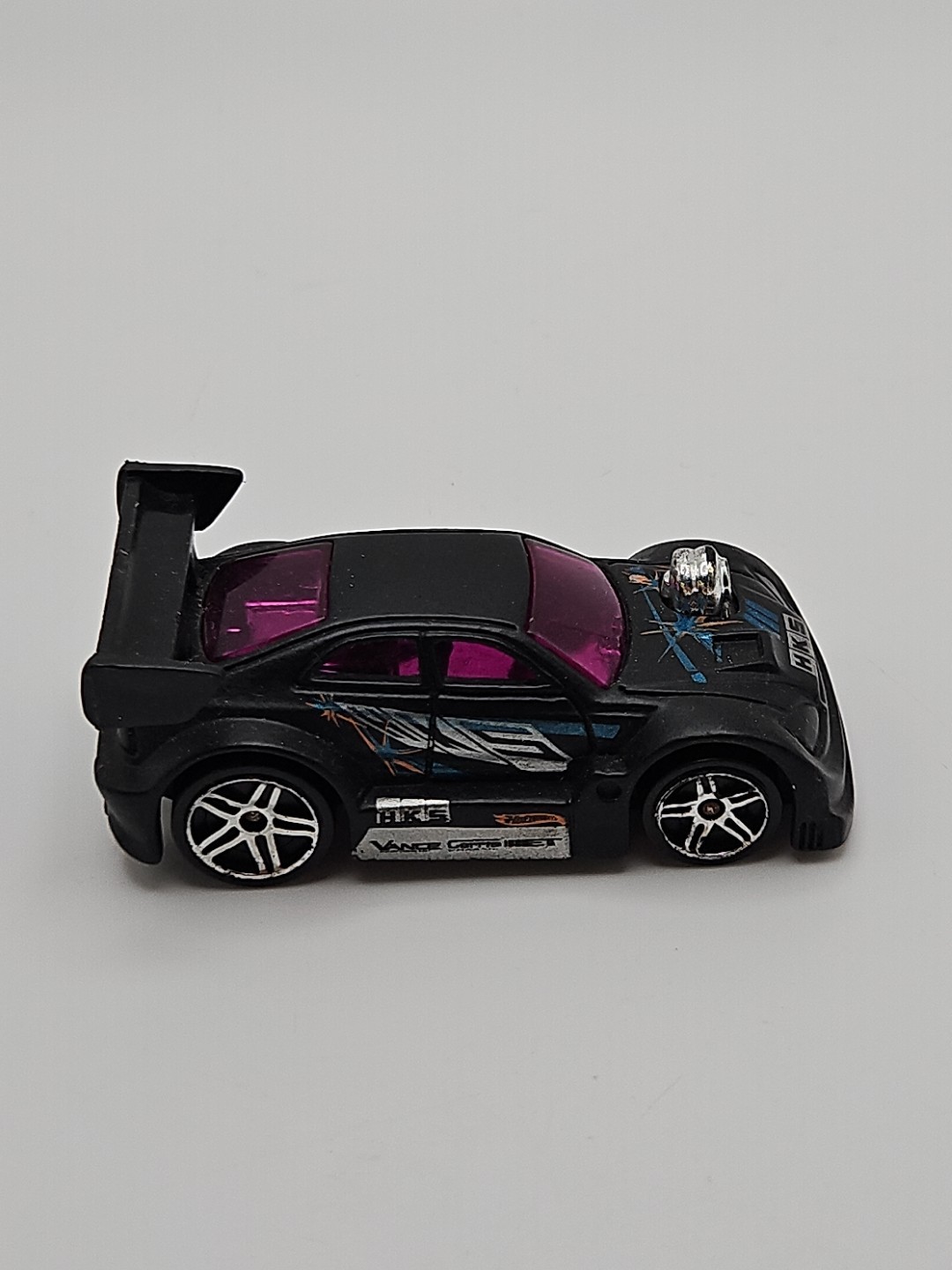 2002 Hot Wheels HKS Toyota Altezza 1:64 Scale Diecast Toy Car Model Flat Black